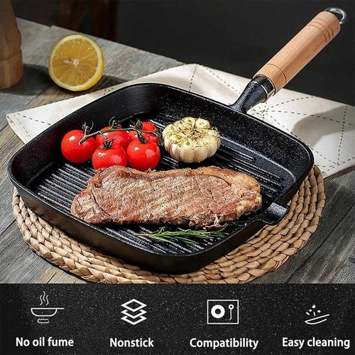 22cm pre seasoned cast iron - 22cm, pre-seasoned