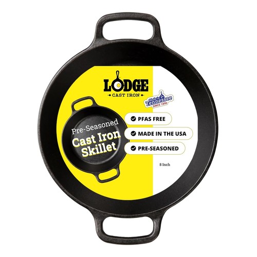 Lodge round double handle cast - double,