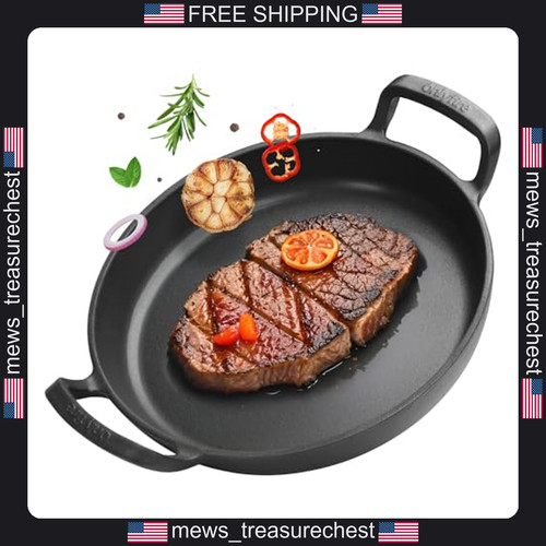 Cast iron skillet inch with - skillet,