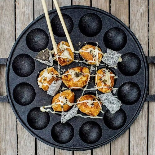 19holes cast iron aebleskiver - 19holes,