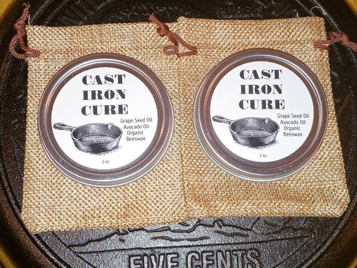 Cast iron cure beeswax - cast,