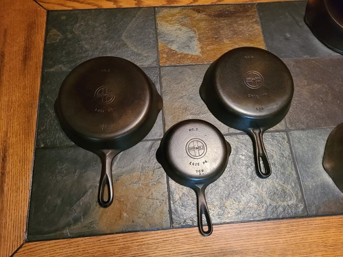 Cast iron pans skillets - cast,