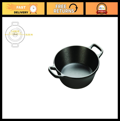 Seasoned cast iron - 8",