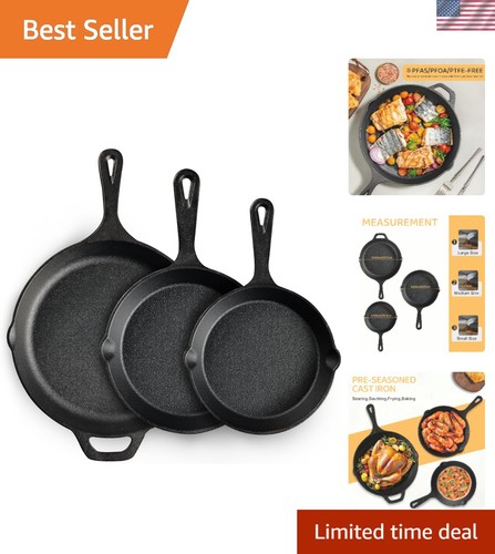 Chef quality pre seasoned cast - chef-quality, pre-seasoned
