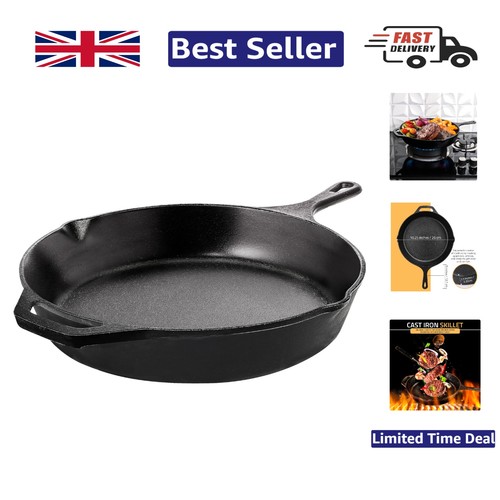 Durable pre seasoned - cast, iron