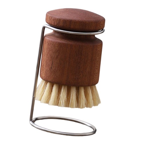 Practical cast iron pan brush - iron,