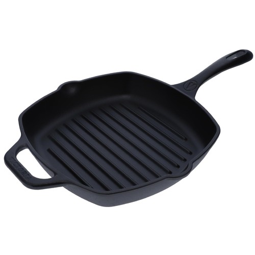 Cast iron grill pan square - cast,