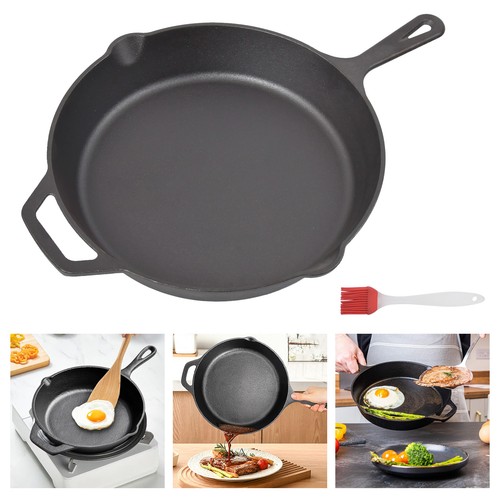 Pre seasoned cast iron - cast, skillet