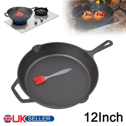 Inch cast iron frying pan - 12,