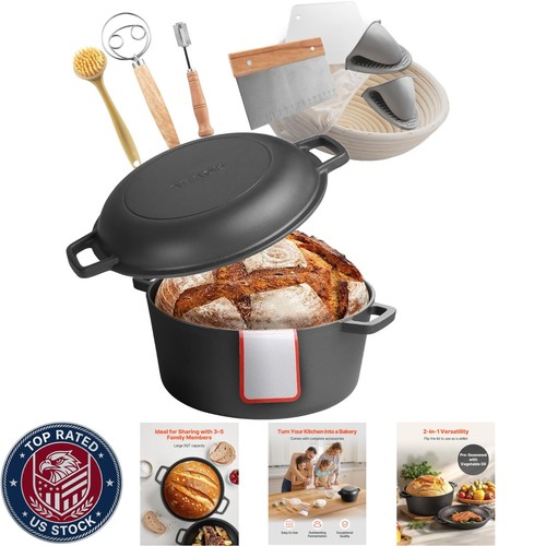 Cast iron dutch - iron, 2-in-1